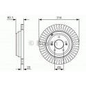 DISQUE DE FREIN BOSCH 0 986 479 V11