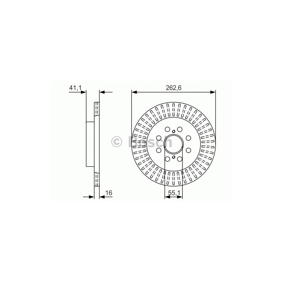 BOSCH DISQUES FREINS BOSCH 0 986 479 V35