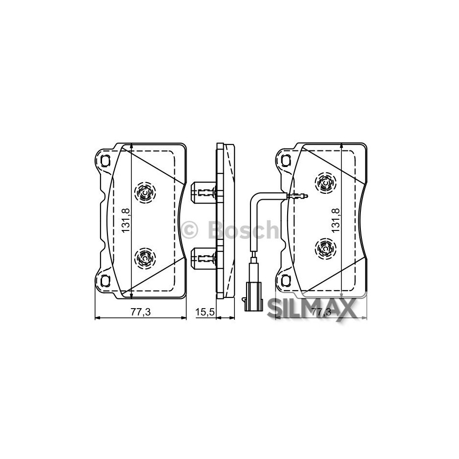 PLAQUETTES BOSCH 0986494539