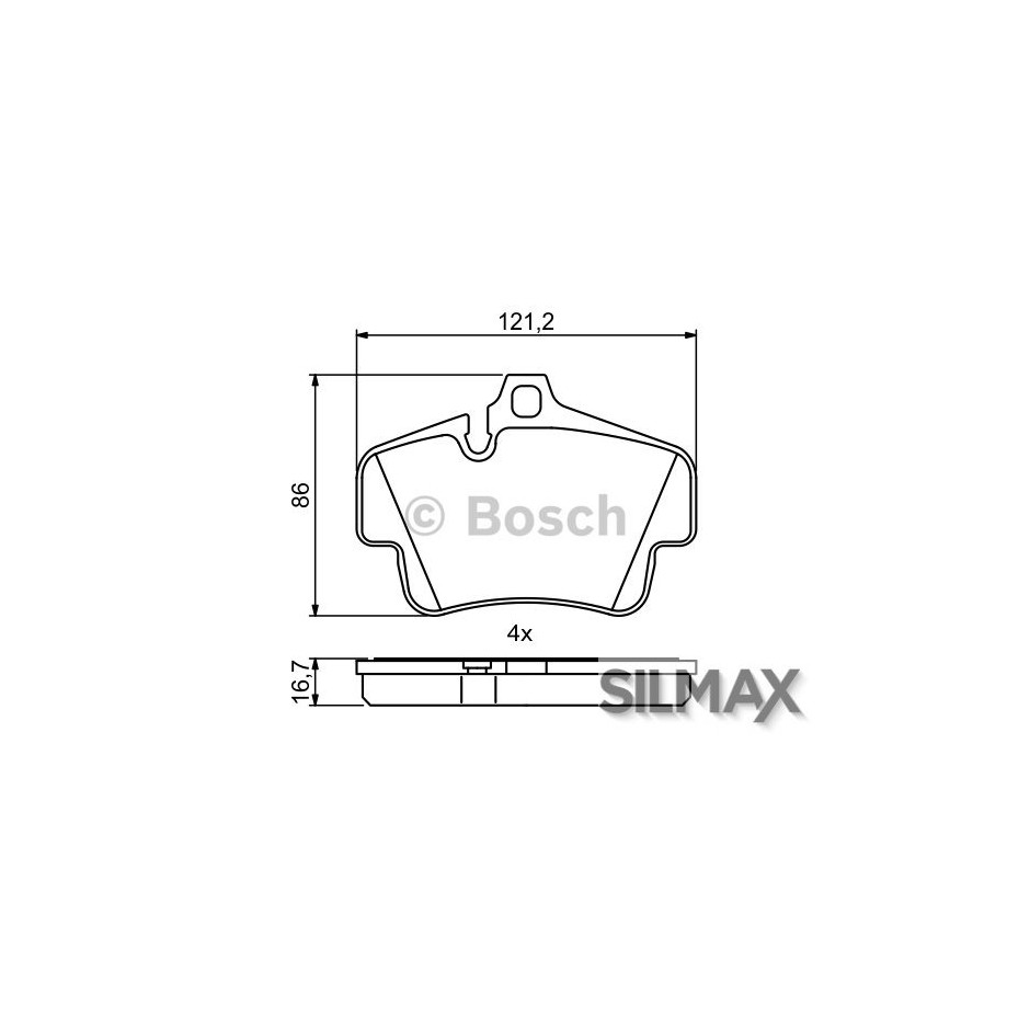 PLAQUETTES BOSCH 0986494699
