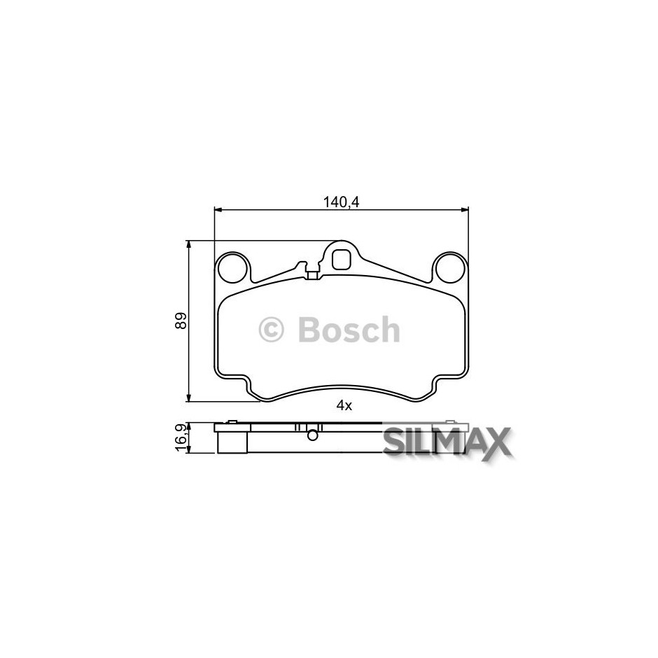 PLAQUETTES BOSCH 0986494710